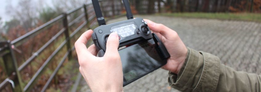 Der erste Drohnenflug DJI Mavic Pro Fernbedienung