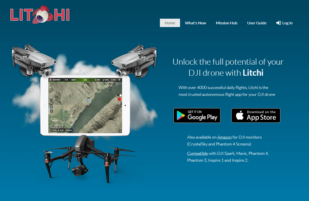 litchi angebot app dji