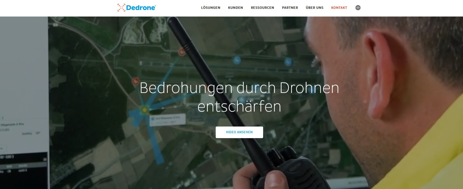 dedrone webseite drohnenabwehr