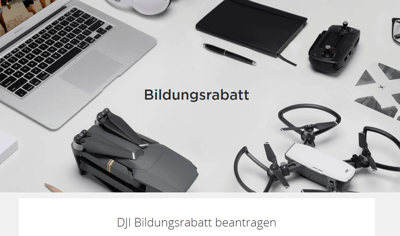 dji bildungsrabatt studentenrabatt