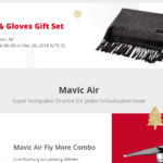 dji winter sale gratis schal handschuhe mavic air