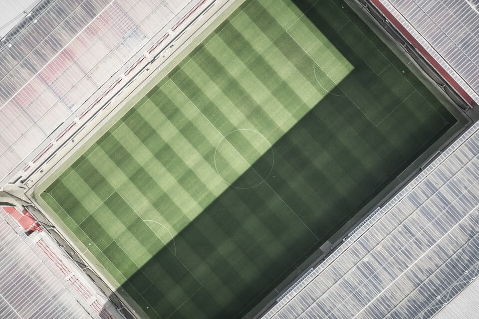 Fußballstadion Symbolbild