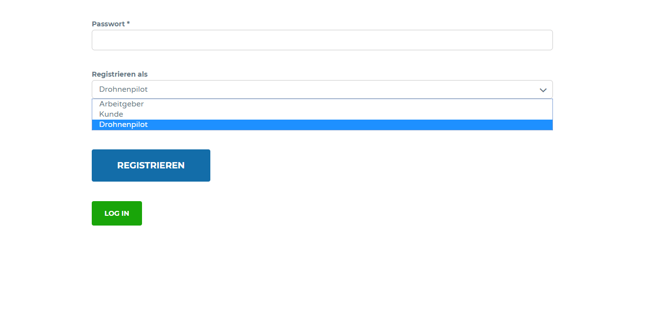 drohnenpilot registrierung