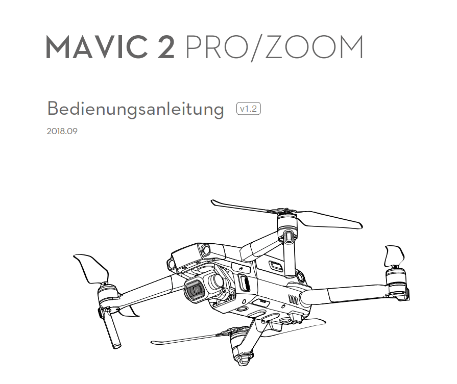 dji mavic 2 pro zoom handbuch bedienungsanleitung download