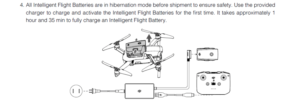 dji mavic air 2 akku laden handbuch