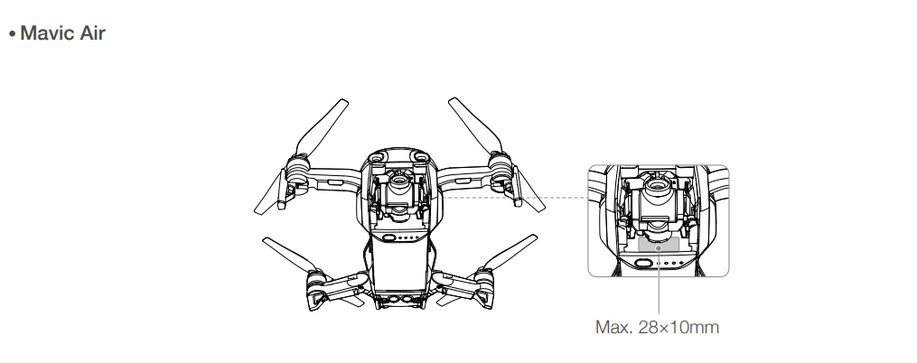 mavic air kennzeichen anbringen