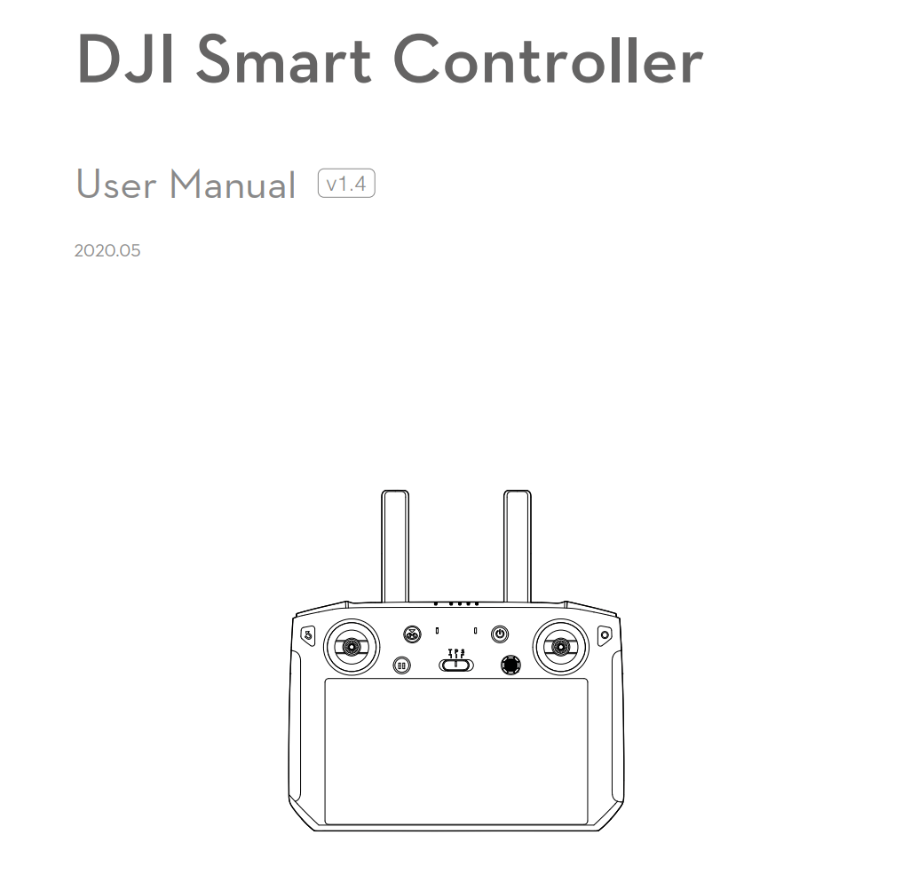 dji smart controller handbuch bedienungsanleitung