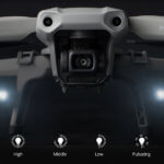 dji mavic air 2 landegestell led scheinwerfer beleuchtungsmodi