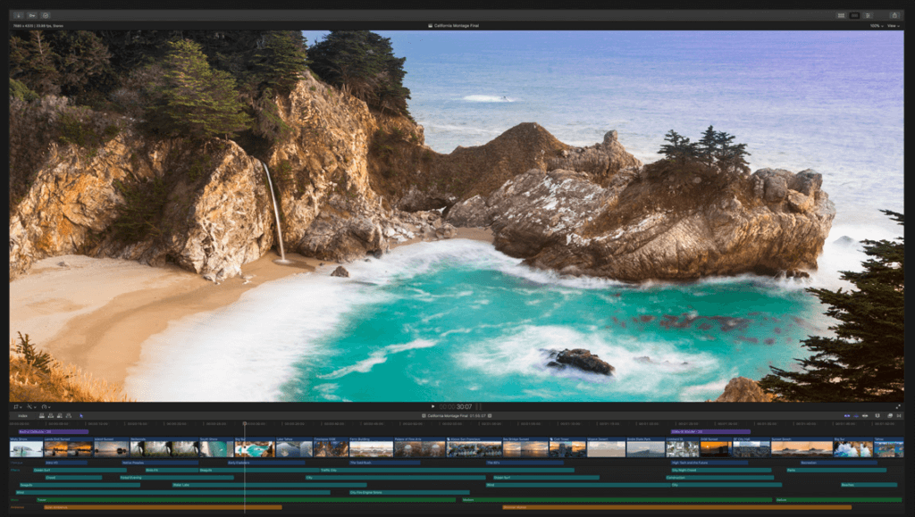 videobearbeitungssoftware drohnenvideos apple final cut pro