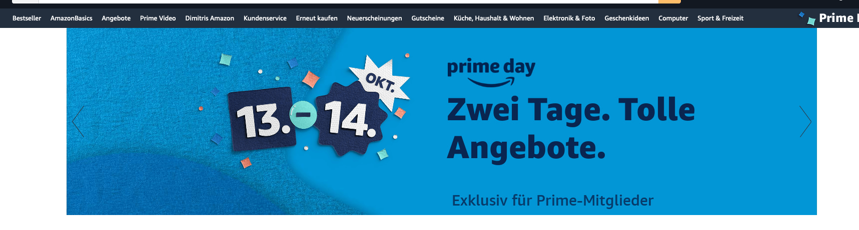 amazon prime day 2020 oktober drohnen