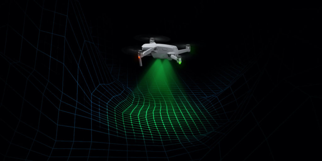 Drohnenflug Innenraum dji mavic air 2 sichtsystem faq