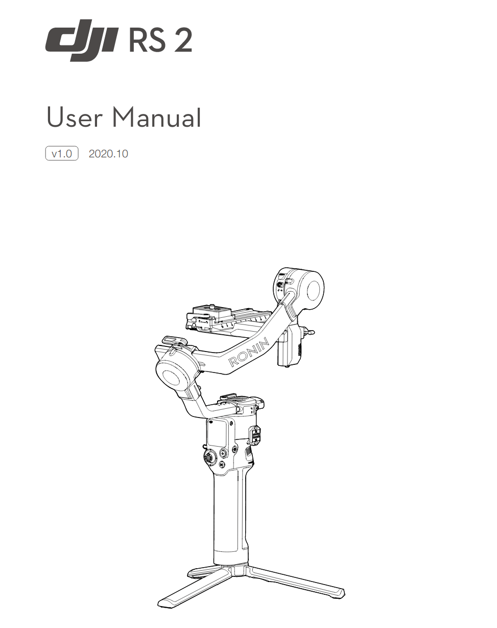 dji rs 2 handbuch bedienungsanleitung