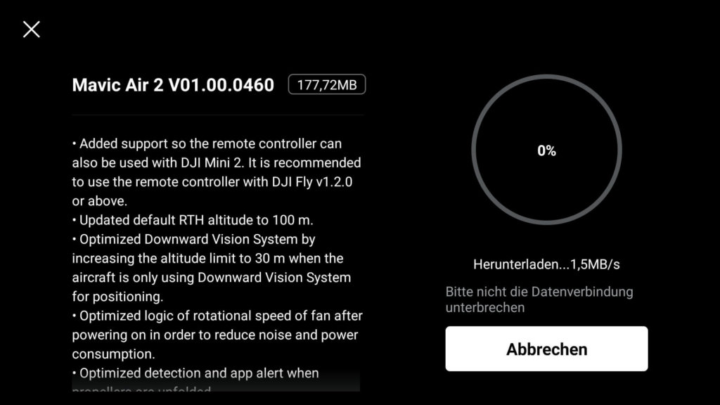 dji mavic air 2 firmware 01-00-0460-2