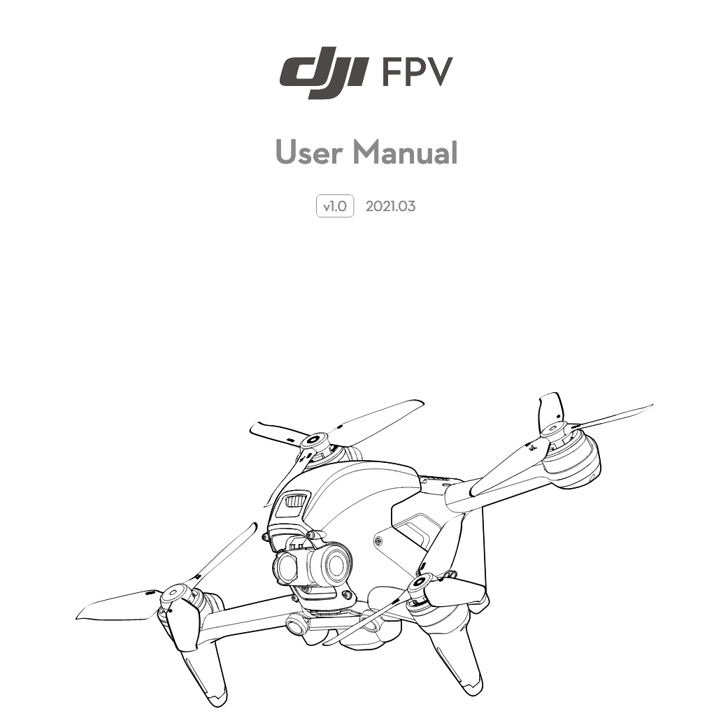 dji fpv drohne handbuch