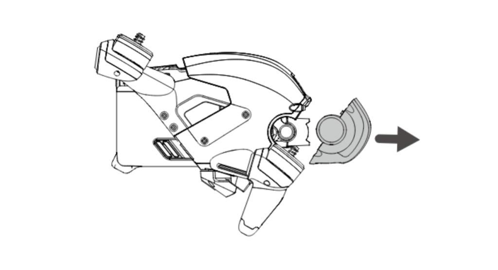 dji fpv drohne starten gimbalschutz entfernen