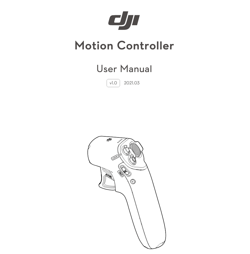dji motion controller handbuch bedienungsanleitung