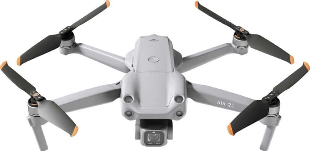 dji air 2s render frontal oben