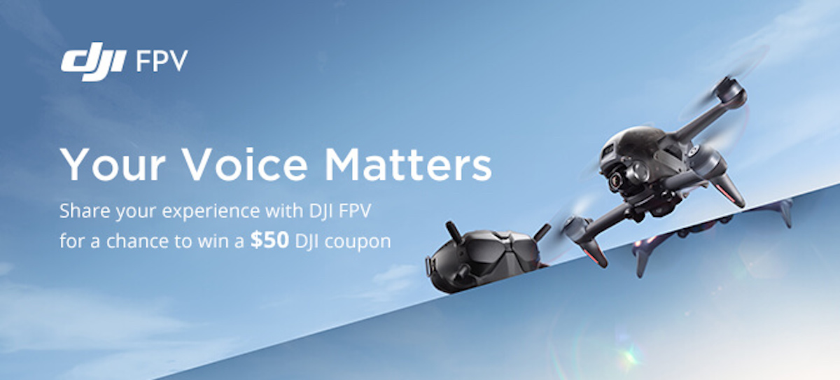 dji store gutschein your voice matters