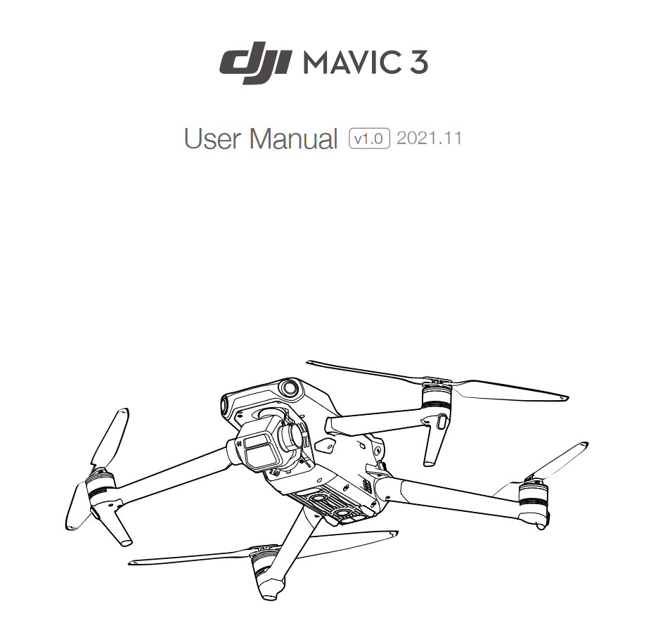 dji mavic 3 handbuch bedienungsanleitung