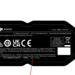 dji avata fcc label