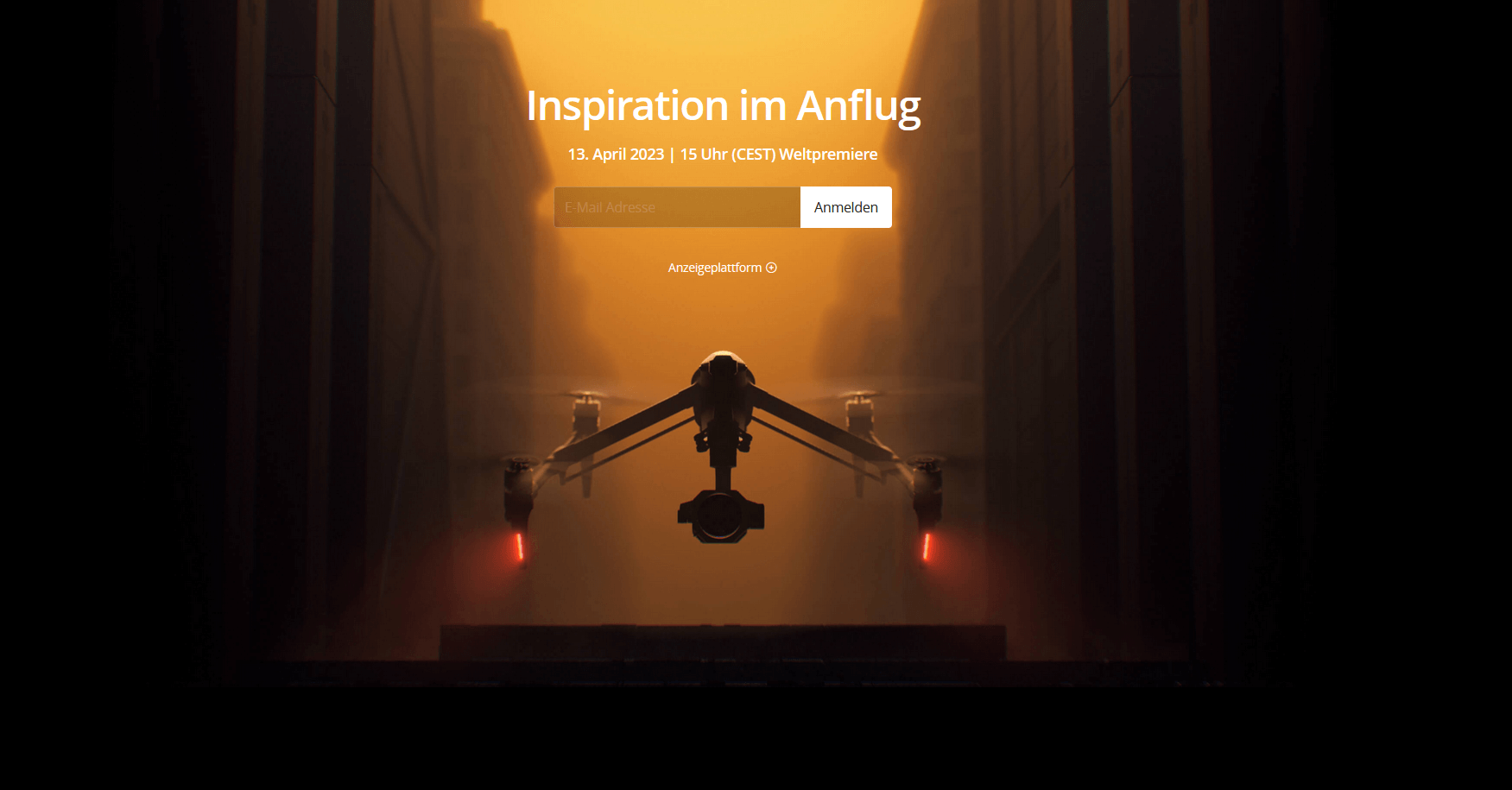 dji inspire inspiration im anflug teaser