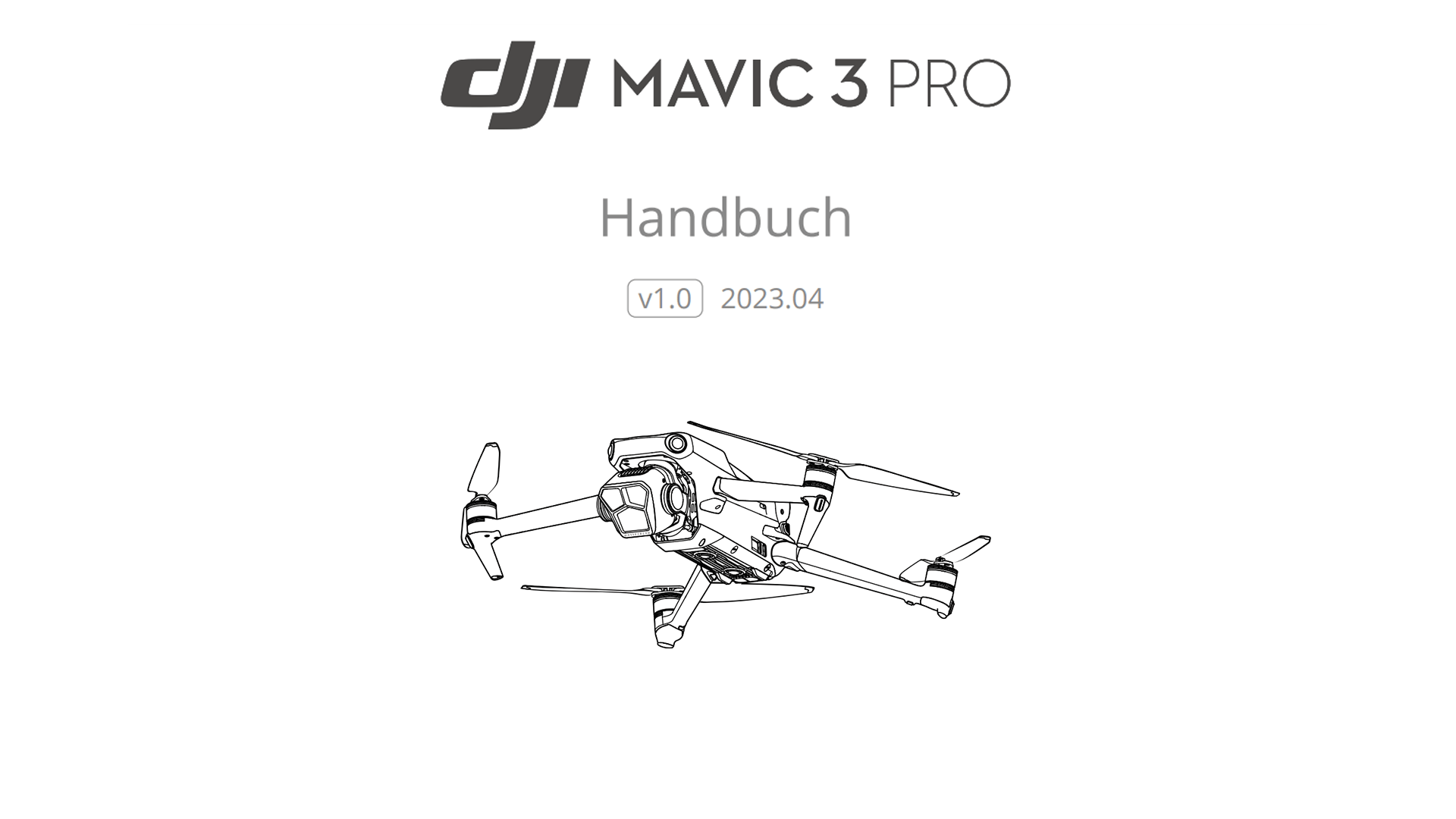 dji mavic 3 pro handbuch