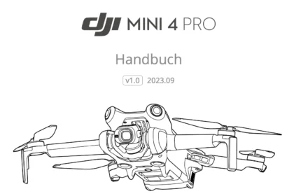 dji mini 4 pro handbuch bedienungsanleitung