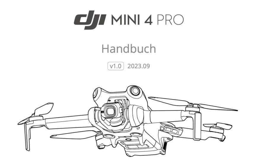 dji mini 4 pro handbuch bedienungsanleitung