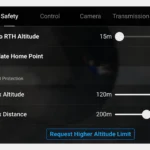 mini 4 pro 120m höhenlimit einstellungen