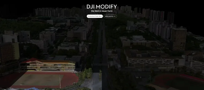 dji modify webseite