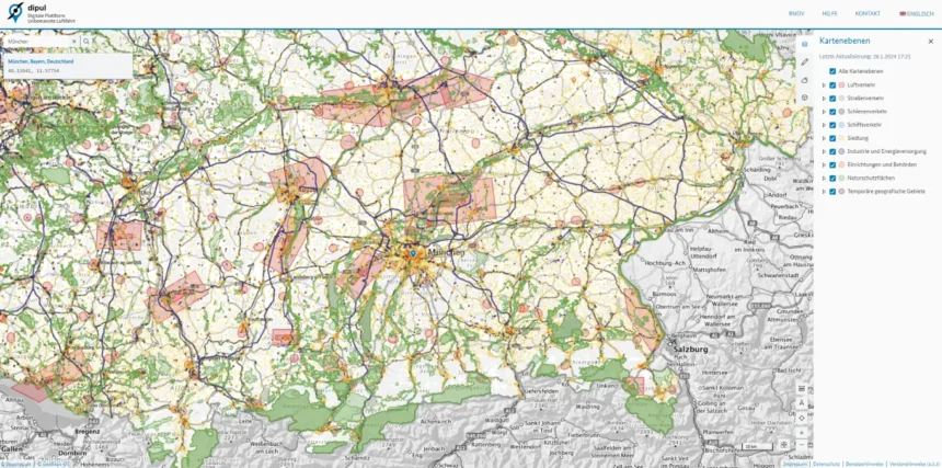 drone map no-fly zones geo zones