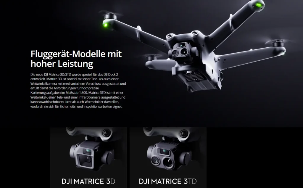 dji matrice 3d 3td übersicht